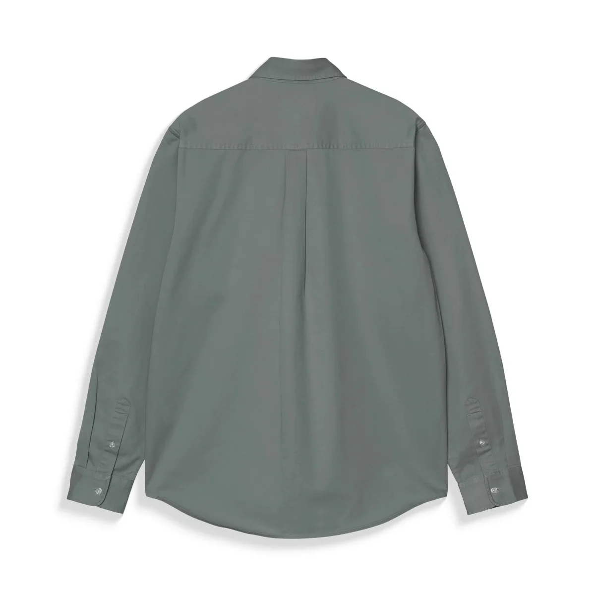 Carhartt WIP L/S Madison Shirt Velvet Green/White - Image 3