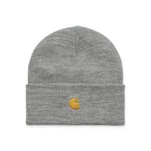 Carhartt WIP Chase Beanie Grey Heather/Gold