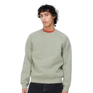 Carhartt WIP Chase Sweat Agave/Gold