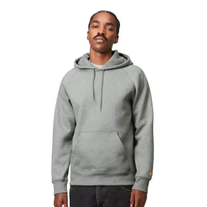 Carhartt Hooded Chase Sweat Grey Heather/Gold