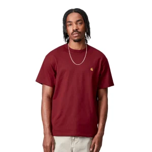 Carhartt WIP S/S Chase T-Shirt Scarlet/Gold