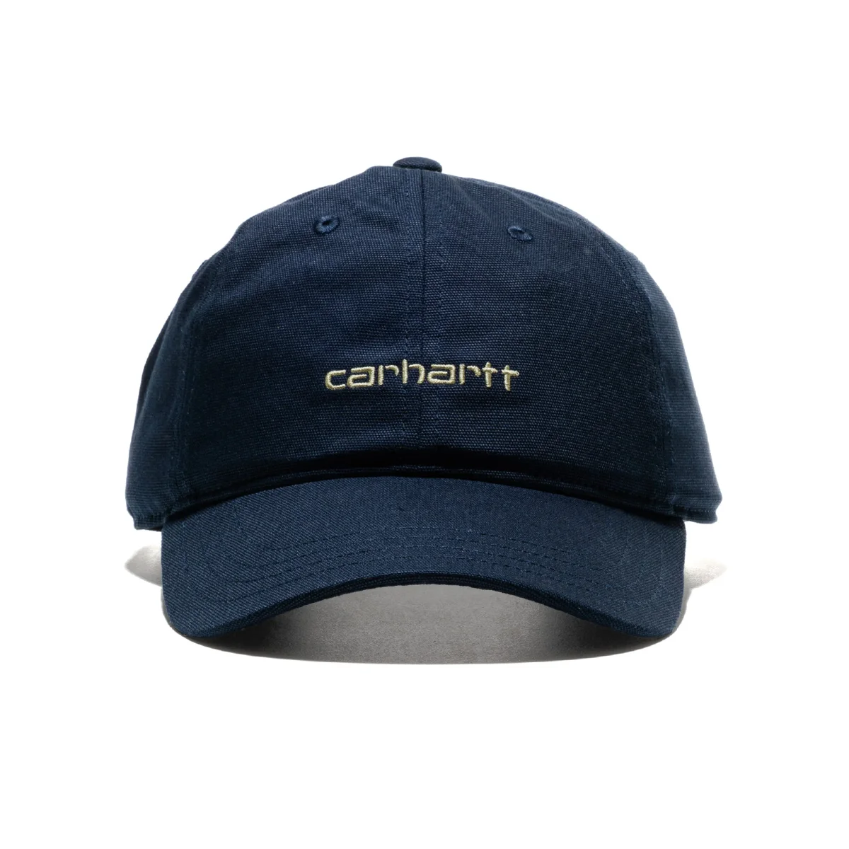 Carhartt WIP Canvas Script Cap Deep Night/Gentle Green - Image 2
