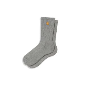 Carhartt WIP Chase Socks Grey Heather/Gold