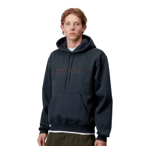 Carhartt WIP Hooded Carhartt Sweat Deep Night/Palisander