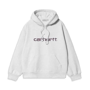 Carhartt WIP Hooded Carhartt Sweat Ash Heather/Cozy Purple