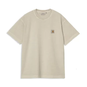 Carhartt WIP S/S Vista T-Shirt Fleur De Sel garment dyed