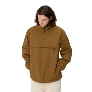 Carhartt WIP Windbreaker Pullover Deep Hamilton Brown/Black