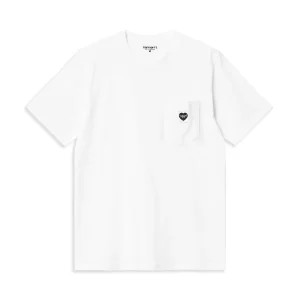 Carhartt WIP S/S Pocket Heart T-Shirt White/Black