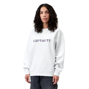 Carhartt WIP W Carhartt Sweat Ash Heather/Cozy Purple