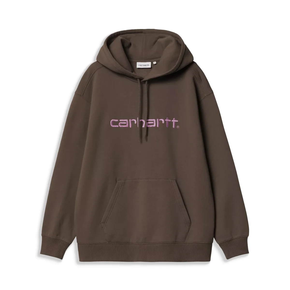 Carhartt WIP W Hooded Carhartt Sweat Vitola/Phlox - Image 2