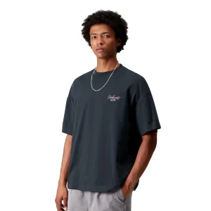 Carhartt WIP S/S Signature Script T-Shirt Deep Night/Pink