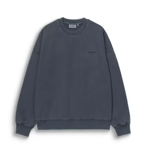 Carhartt WIP Benton Sweat Carbon garment dyed