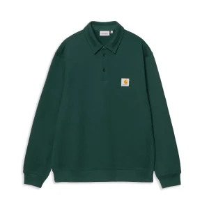 Carhartt WIP Polo Sweat Dark Fir