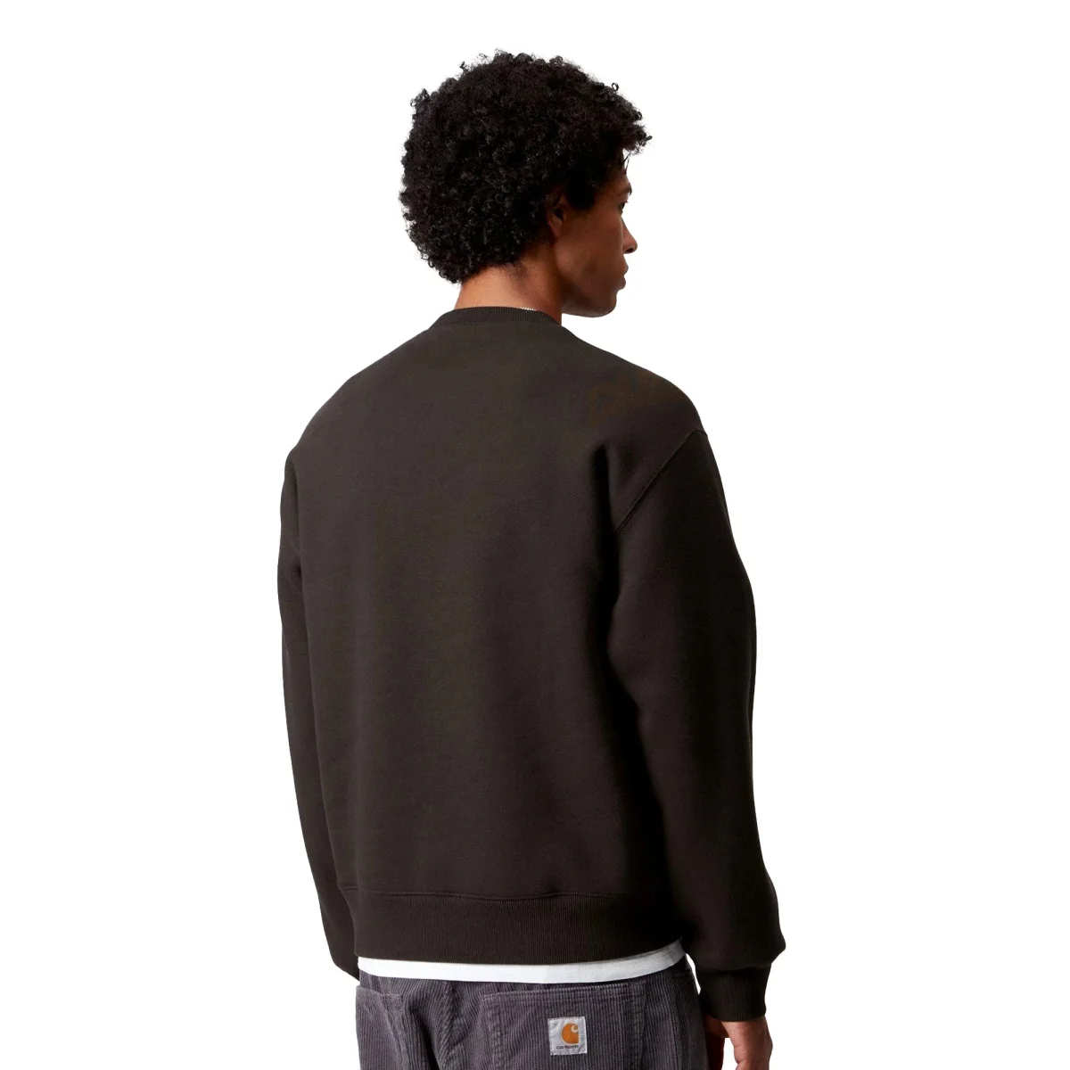 Carhartt WIP Big School Sweat Tobacco - Image 3