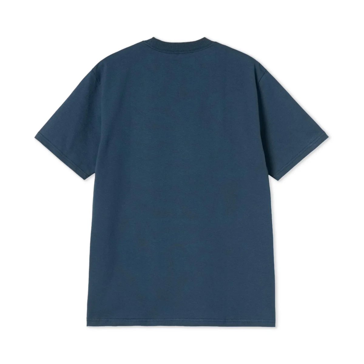 Carhartt WIP S/S University Script T-Shirt Blue River/White - Image 3