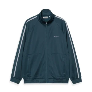 Carhartt WIP Bolar Sweat Jacket Blue River/Mirror