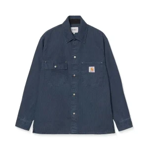 Carhartt WIP Parrish Shirt Jacket Blue stone washed