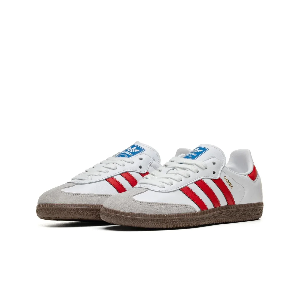 Adidas Originals Samba OG Cloud White/Better Scarlet/Supplie - Image 4