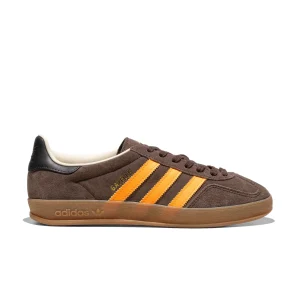 Adidas Originals Gazelle Indoor Brown/Lucid Tangerine