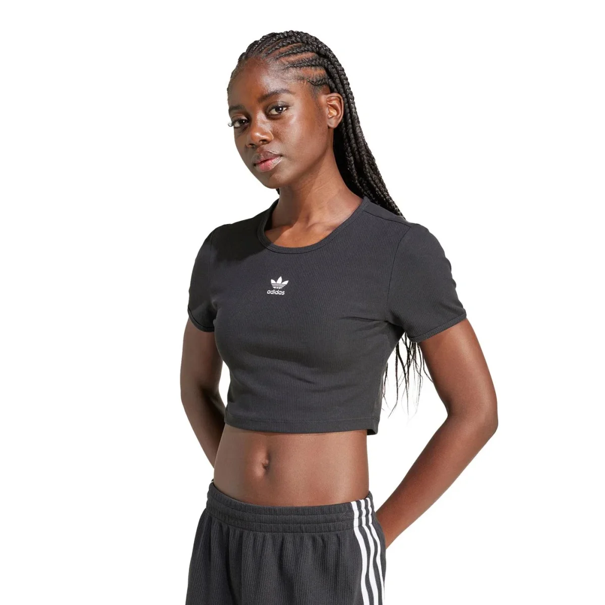 Adidas Originals Essential Rib Tee Black