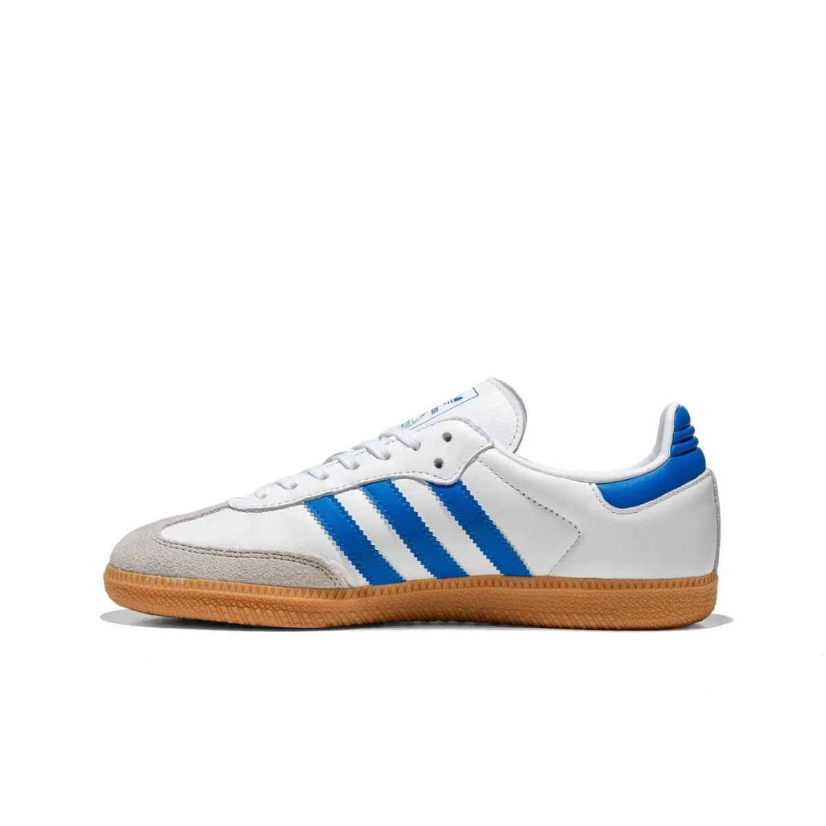 Adidas Originals Samba OG J Ftwr White/Blue/Gum - Image 4