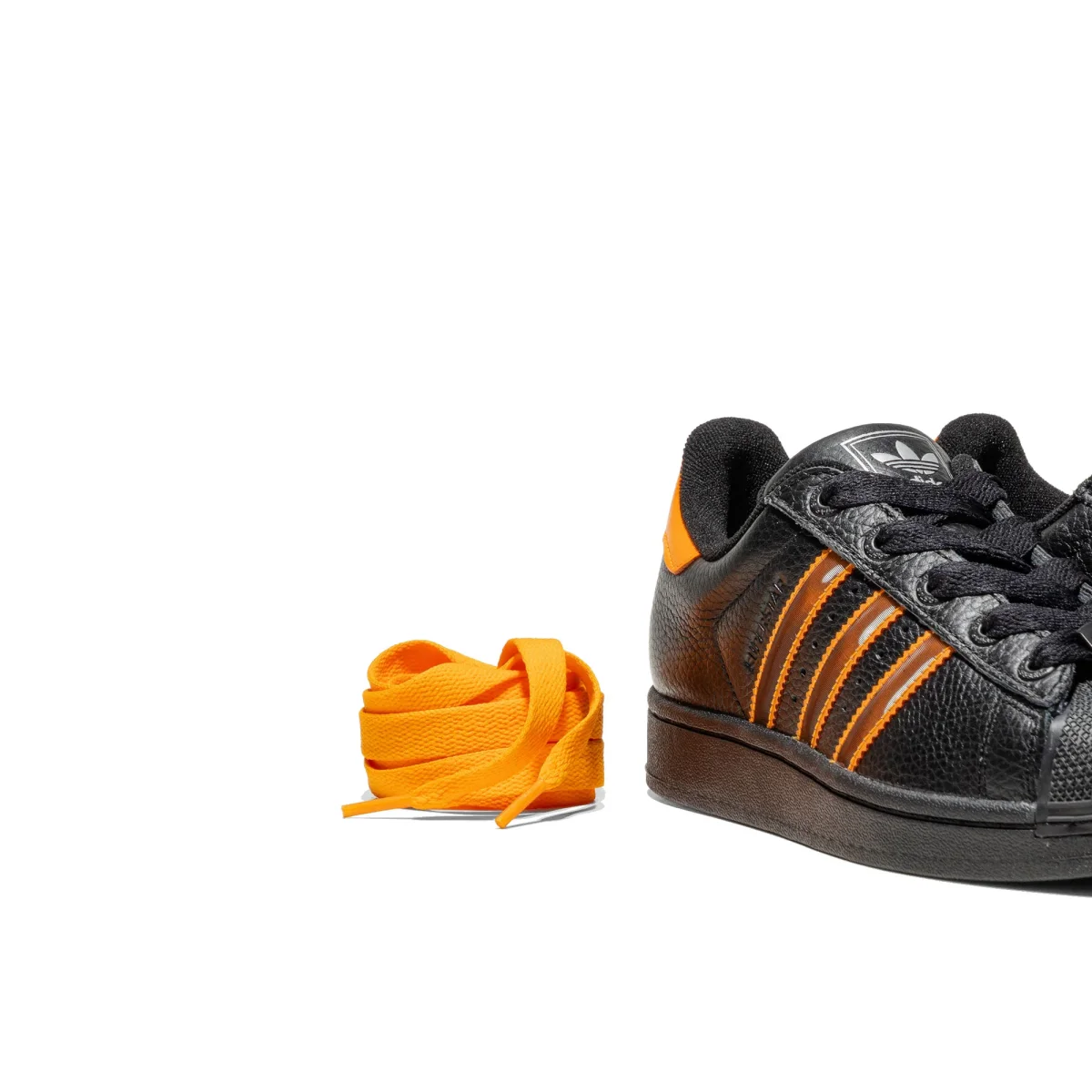 Adidas Originals Superstar II W Core Black/Crew Orange - Image 5