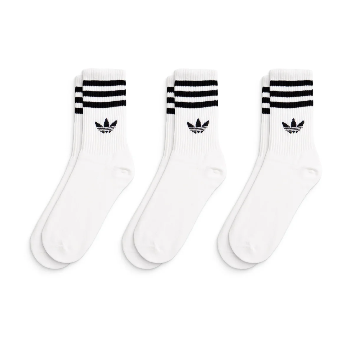 Adidas Originals 3S Crew S 3Pairs White/White/White - Image 2