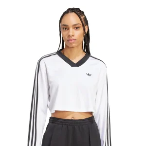 Adidas Originals Jacquard LS Top White/Black