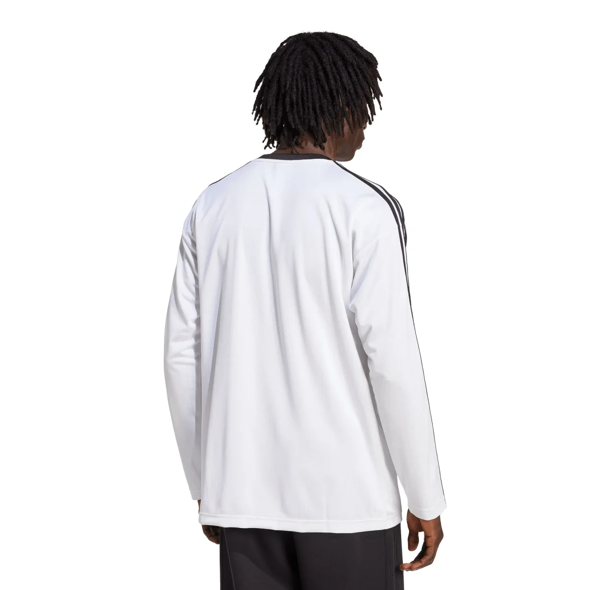 Adidas Originals Jacquard Jersey LS White/Black - Image 3