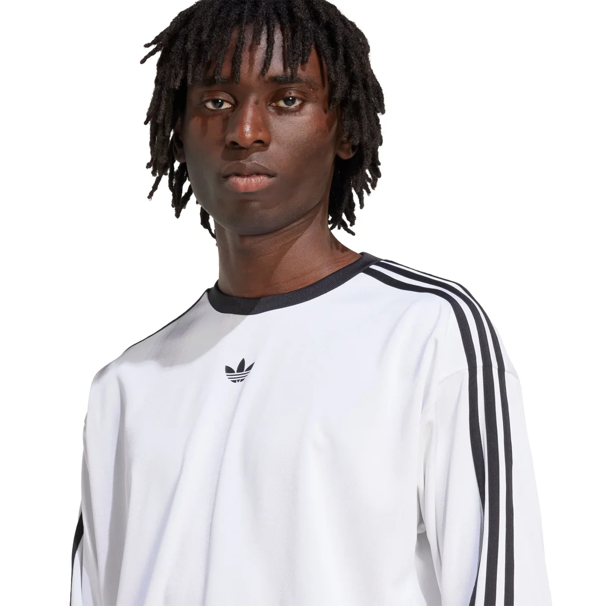 Adidas Originals Jacquard Jersey LS White/Black - Image 4
