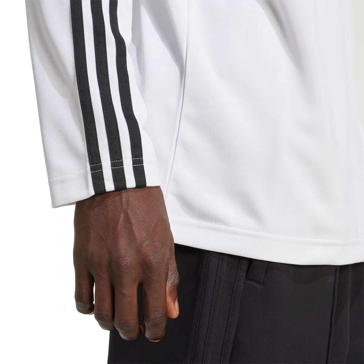 Adidas Originals Jacquard Jersey LS White/Black - Image 5
