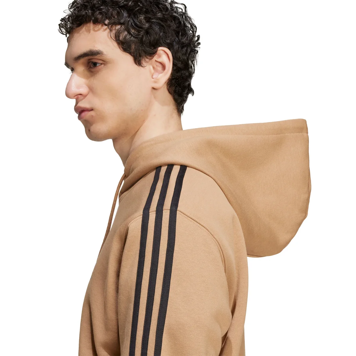 Adidas Originals 3-Stripes Hoody Cardboard/Black - Image 5