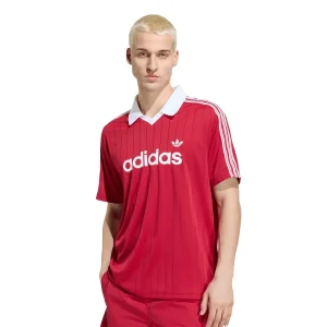 Adidas Originals Pinstripe Jersey Team Victory Red/White
