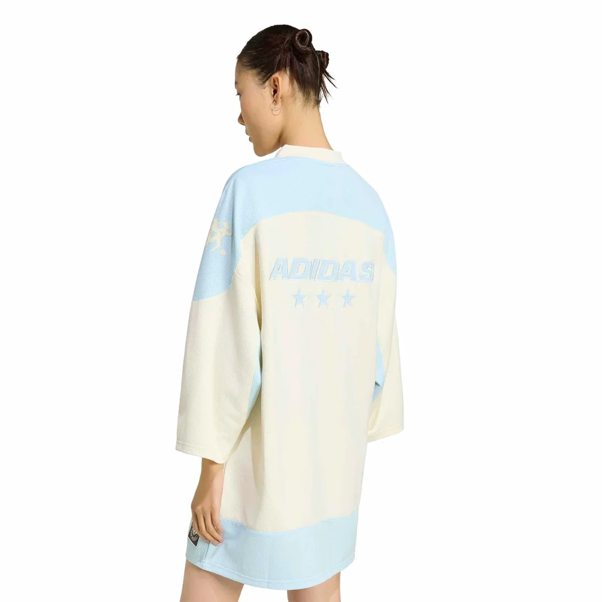 Adidas Originals Wms Jersey Dress Ice Blue - Image 3