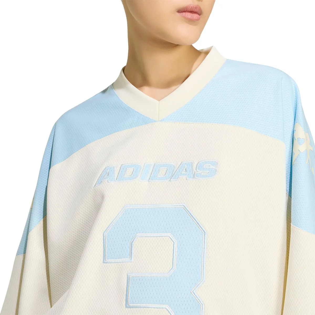 Adidas Originals Wms Jersey Dress Ice Blue - Image 4