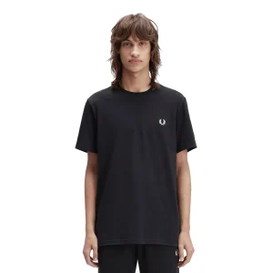 Fred Perry Bold Branding T-Shirt Black