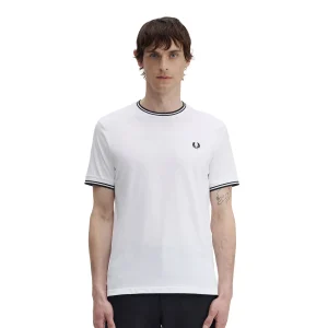 Fred Perry Twin Tipped T-Shirt White
