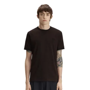 Fred Perry Twin Tipped T-Shirt Rich Brown/Black