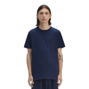 Fred Perry Crew Neck T-Shirt Tennis Blue
