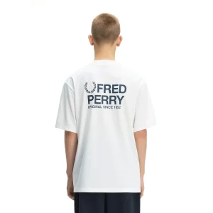 Fred Perry Back Print Fred Perry T-Shirt Snow White