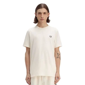Fred Perry Ringer T-Shirt Ecru