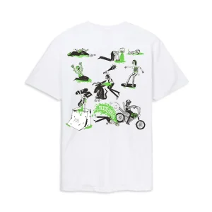 Santa Cruz Slime Balls Scene Report T-Shirt White