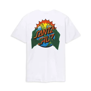 Santa Cruz Kendall End Of The Dot Tee White