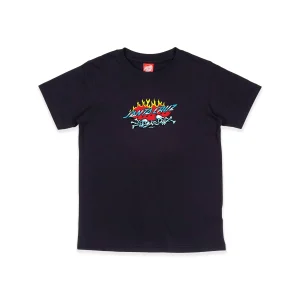 Santa Cruz Youth Salba Voodoo Pit Front Tee Black