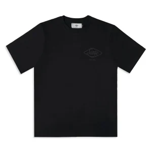 Sanjo Flocked Logo T-Shirt All Black