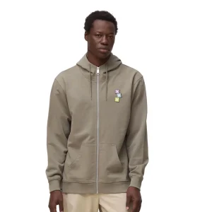 Blue Banana Goods Full Zip Hoodie Olive Green