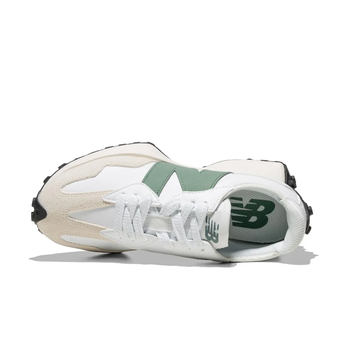 New Balance 327 White/Dark Juniper - Image 6