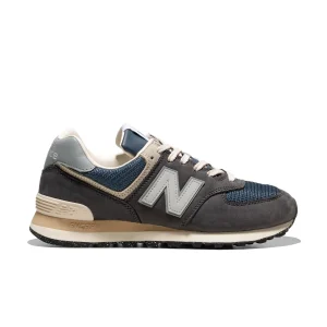 New Balance 574 Black Cement/Slate Grey