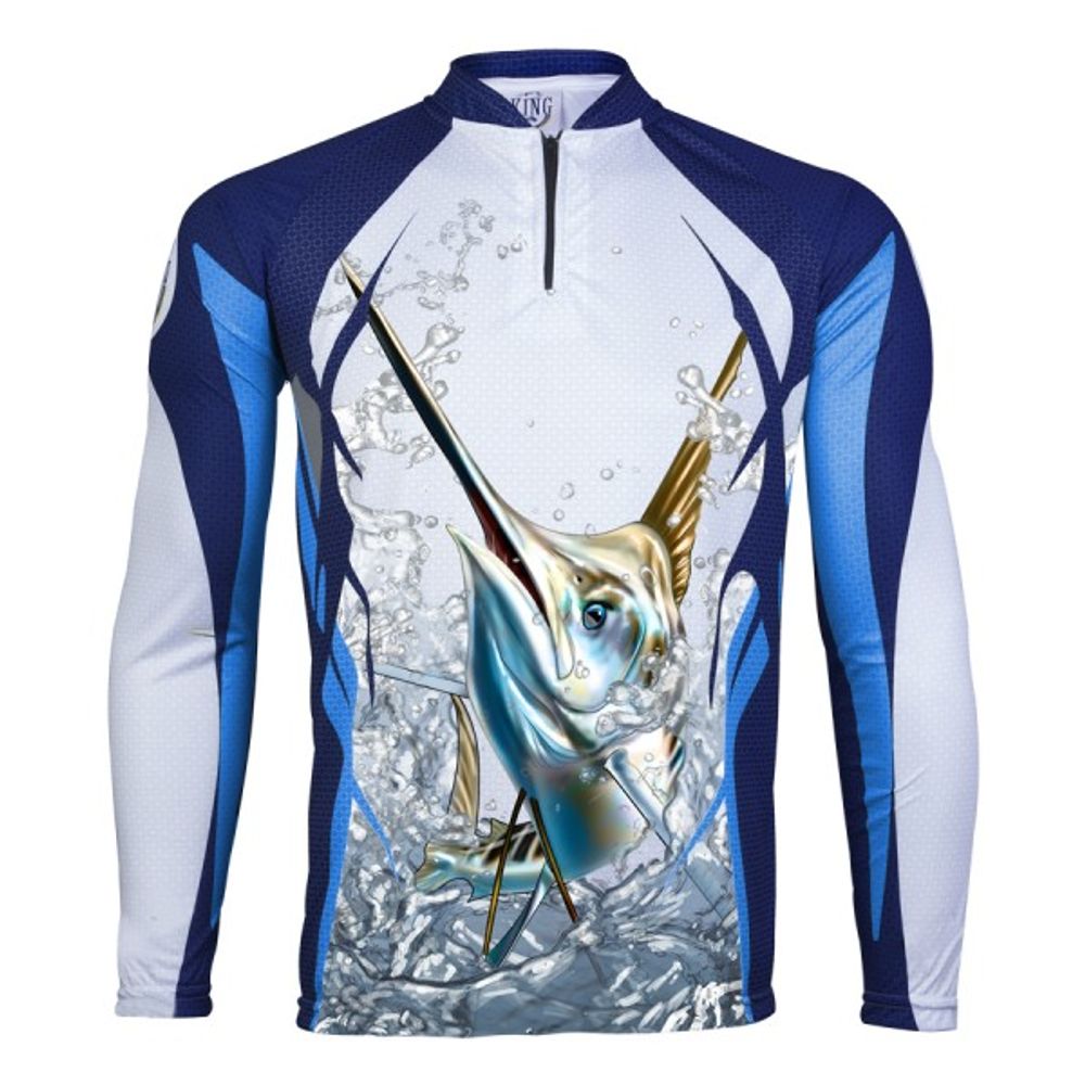 BLUSA MANGA LONGA KING SUBLIMADA – MARLIM AZUL- TAMANHO – G - Image 3