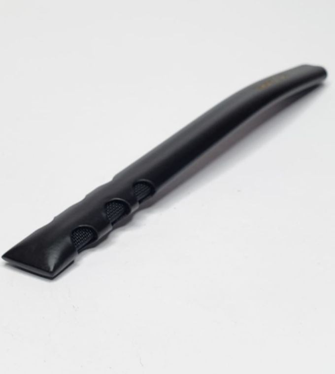 BOMBA INOX CHATA PARA TERERÉ TROTS COM TELA INTERNA – PRETA - Image 2